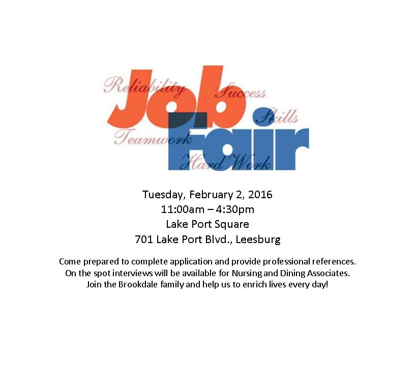 Lake Port Square Job Fair