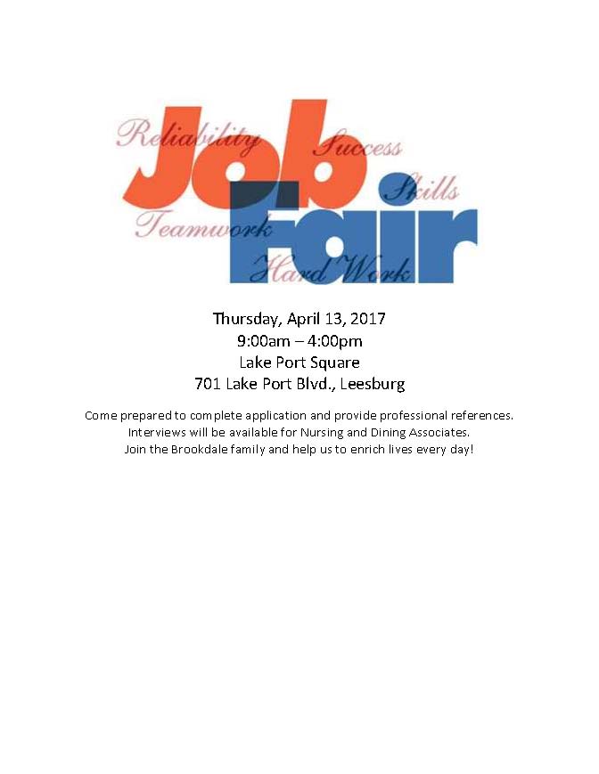 Lake Port Square Job Fair